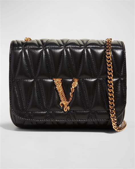 versace quilted virtus evening bag|versace virtus quilted evening bag.